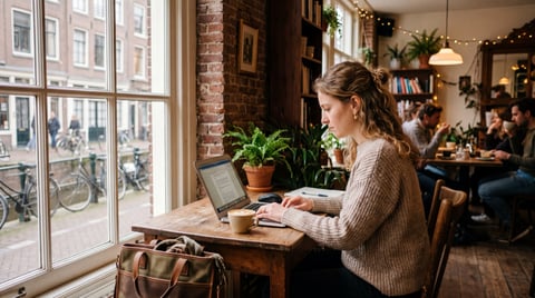 Veilig openbare wifi gebruiken: trein, café, hotel